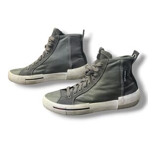 Diesel S-DESE ML Mens High Top Sneakers Gray Leather Y02446‎ Size 9.5 US